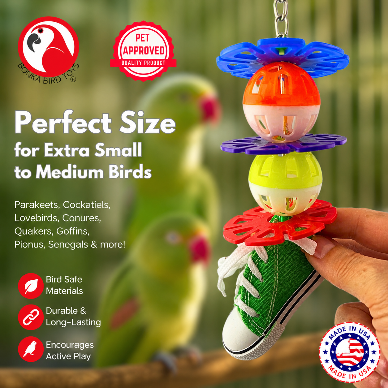3519 Snowball Sneaker - Bonka Bird Toys