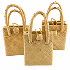3298 Pk3 Palm Leaf Bag - Bonka Bird Toys