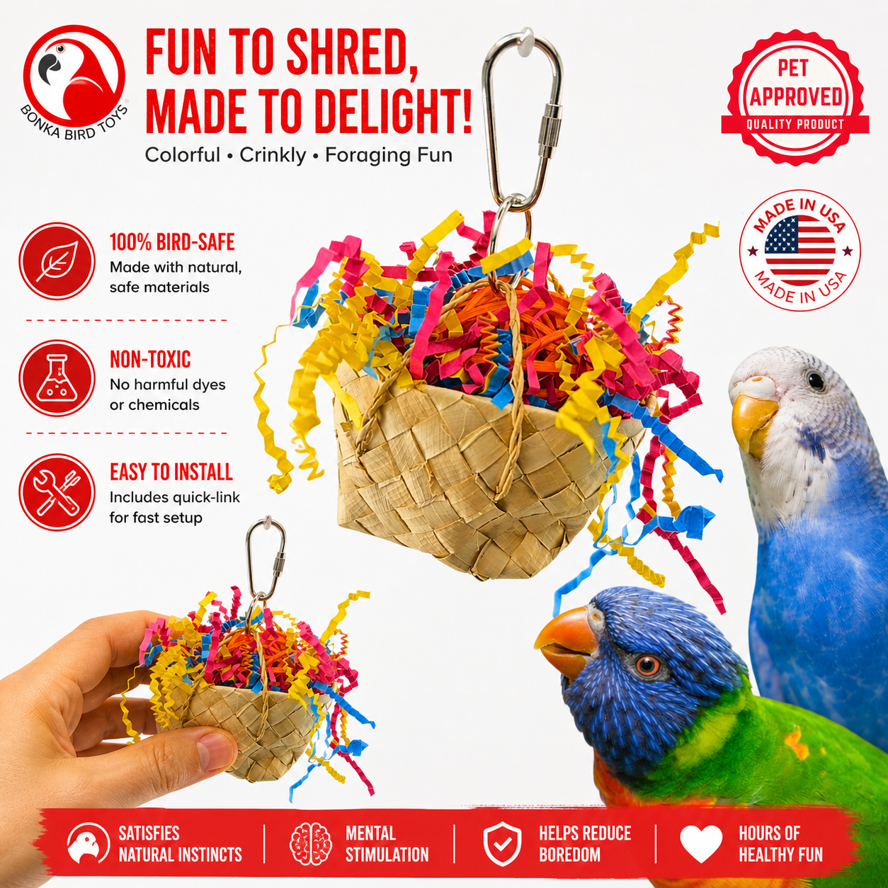 1007 Goody Bag - Bonka Bird Toys