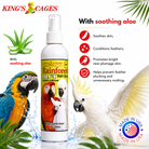 White Rainforest Mist Cockatoos and Macaw 8oz - Bonka Bird Toys
