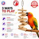 2787 Natural Slat Chewer - Bonka Bird Toys