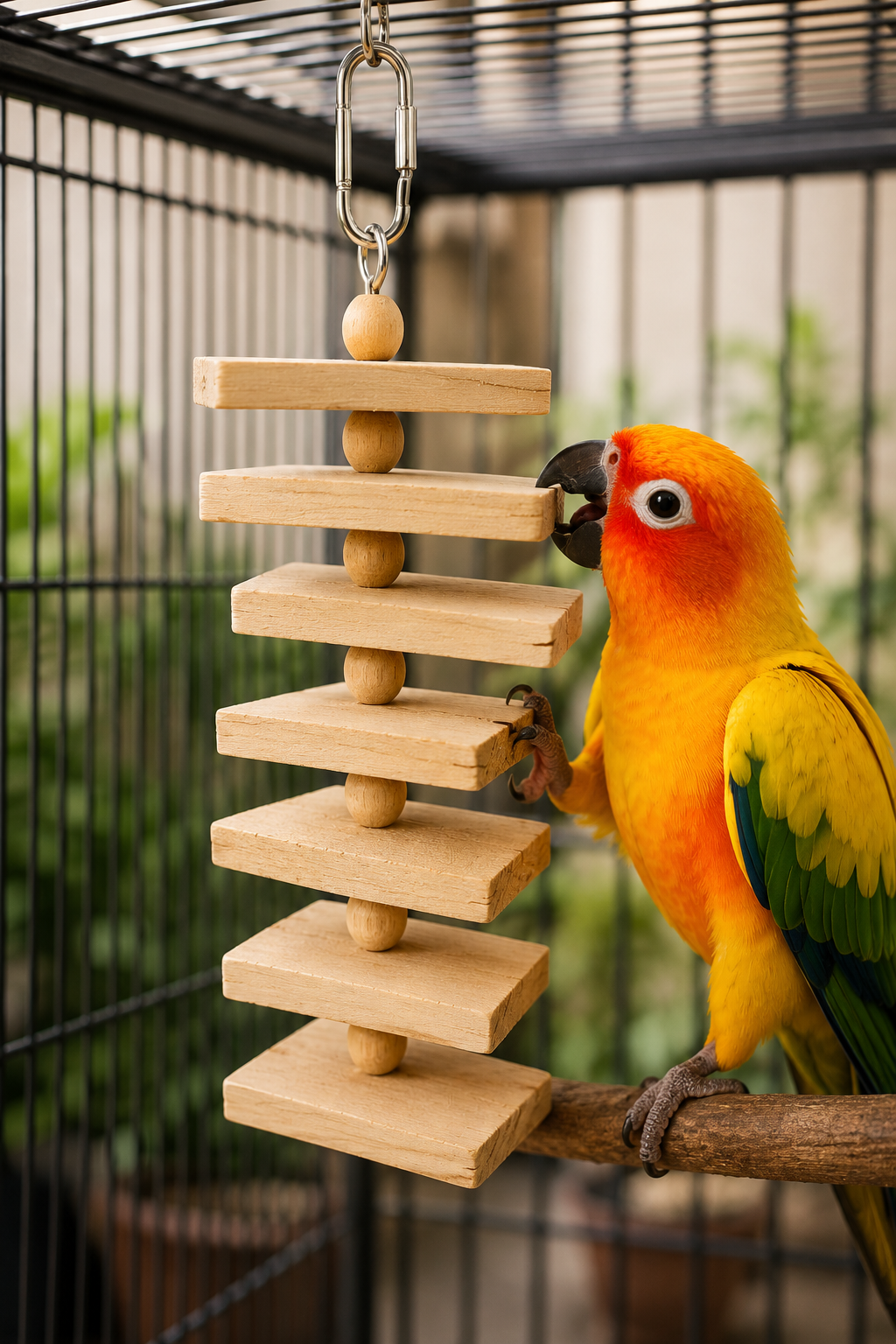 2787 Natural Slat Chewer - Bonka Bird Toys