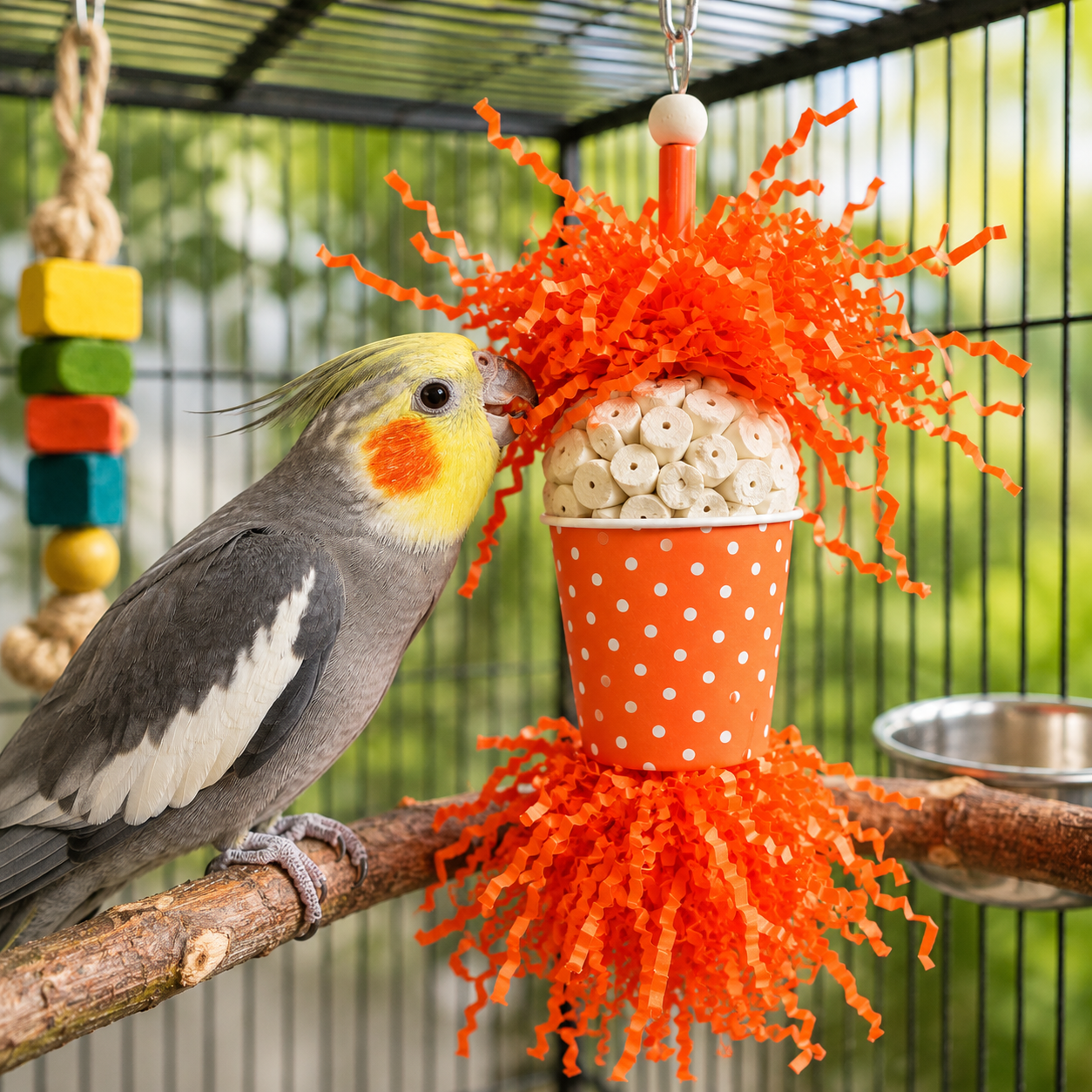 Spotty Sola Foraging Bird Toy - Bonka Bird Toys