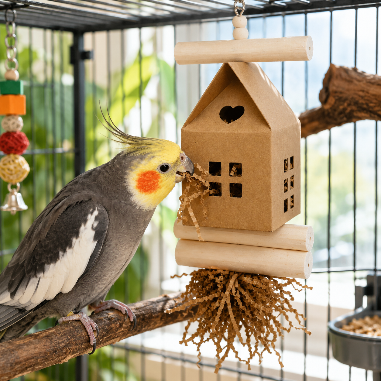 2610 Sola Log Cabin - Bonka Bird Toys