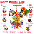 1730 Foraging Heart - Bonka Bird Toys