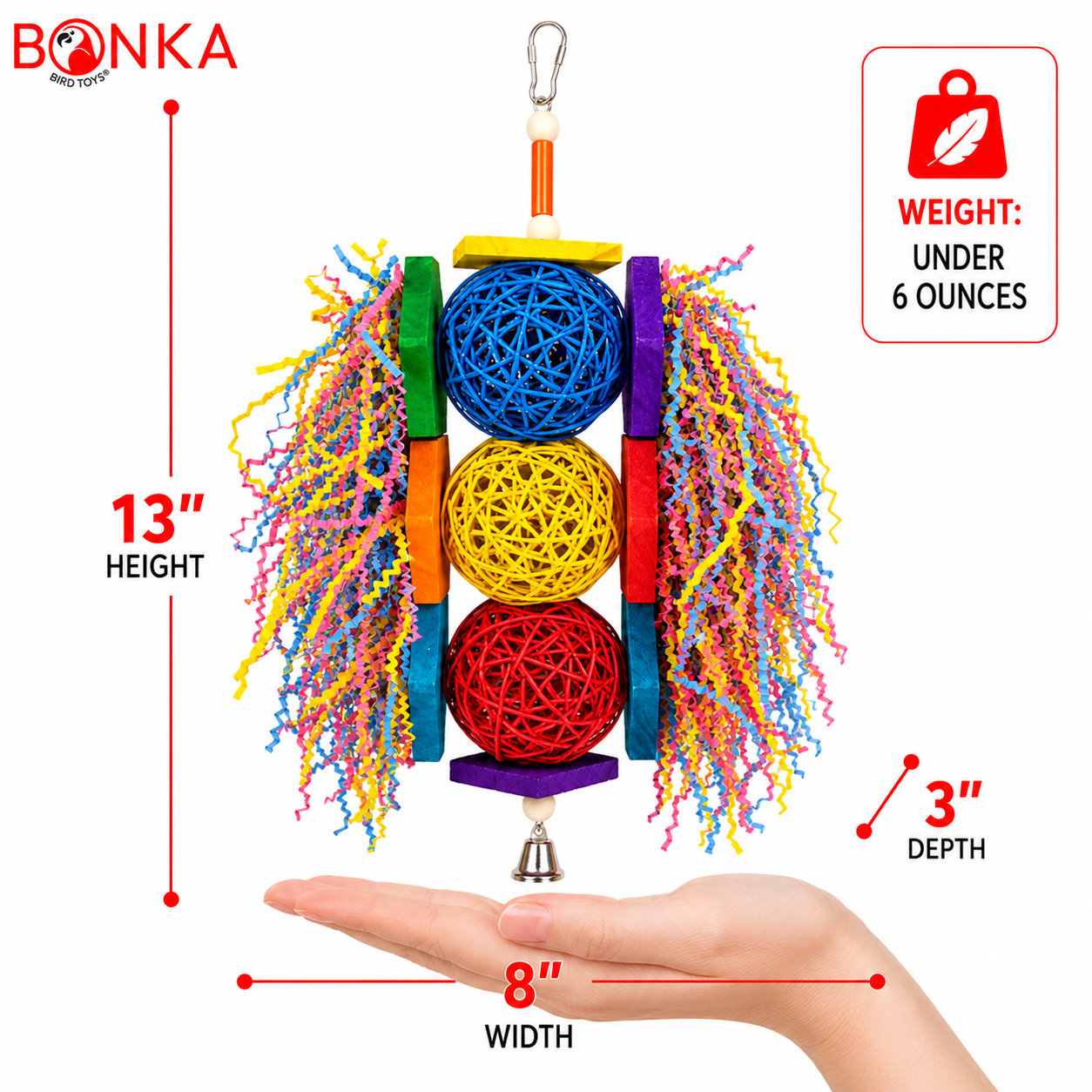 1854 Tri Foraging Star - Bonka Bird Toys