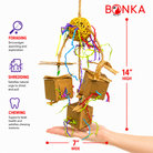 2635 Peekaboo Trio - Bonka Bird Toys