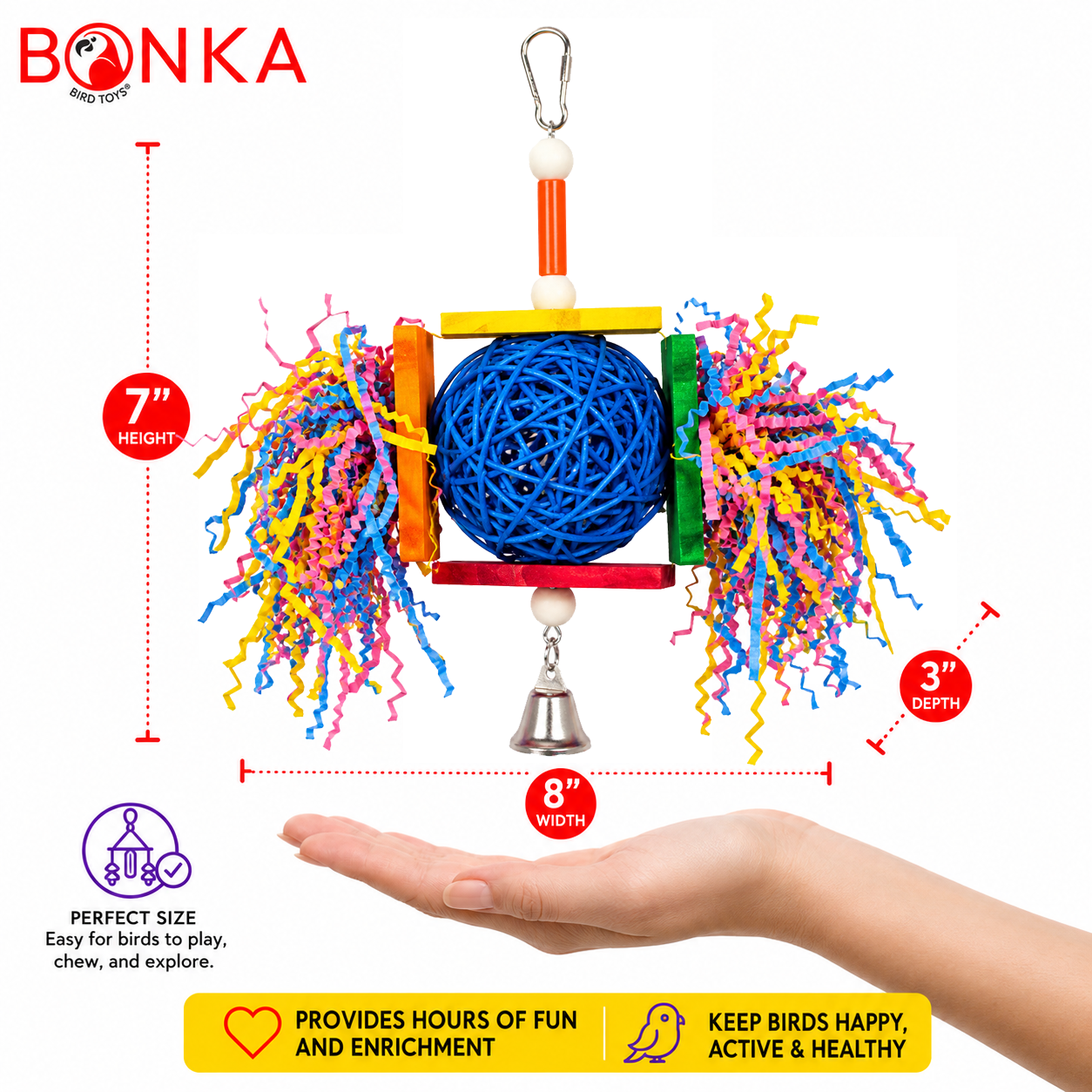 1839 Foraging Star - Bonka Bird Toys