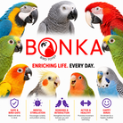 1961 Large Rope Coil Charm Swing - Bonka Bird Toys