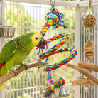 1961 Large Rope Coil Charm Swing - Bonka Bird Toys
