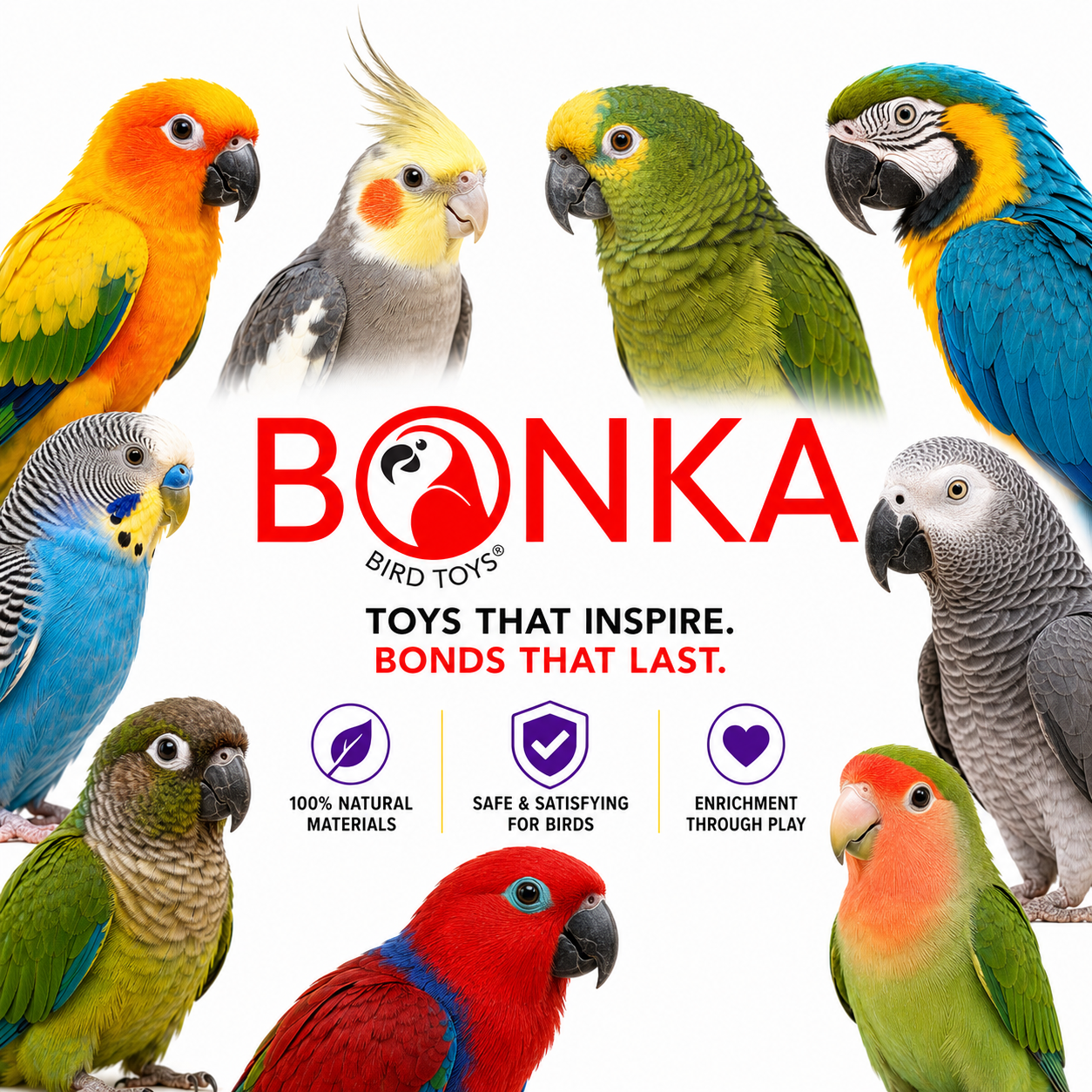 1241 Double Helix - Bonka Bird Toys