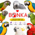 3885 Sola Heart Log - Bonka Bird Toys