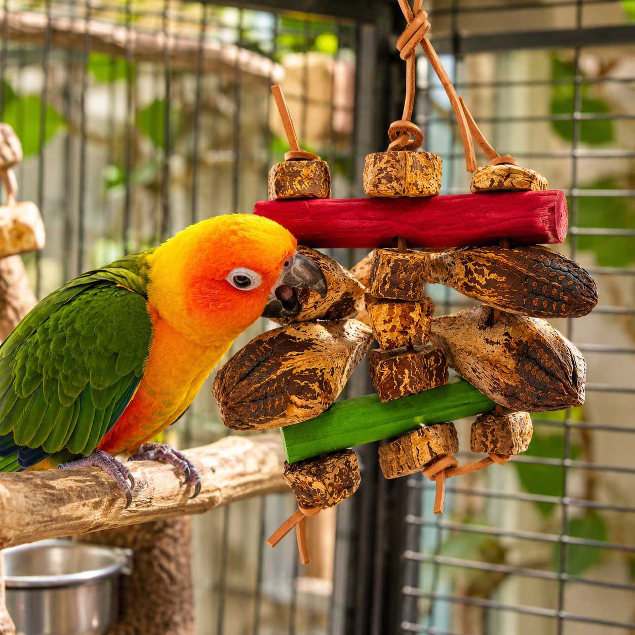 2755 Mahogany Chomp - Bonka Bird Toys