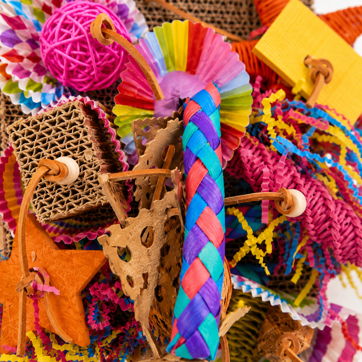 2644 Fiesta Foraging Board - Bonka Bird Toys