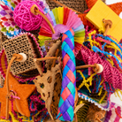 2644 Fiesta Foraging Board - Bonka Bird Toys