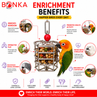 2885 Small Baffle Cage - Bonka Bird Toys