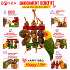 2755 Mahogany Chomp - Bonka Bird Toys