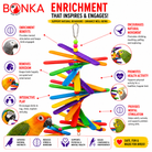 858 Long Mini Stick - Bonka Bird Toys
