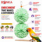 3291 Large Duo Paper Puff - Bonka Bird Toys