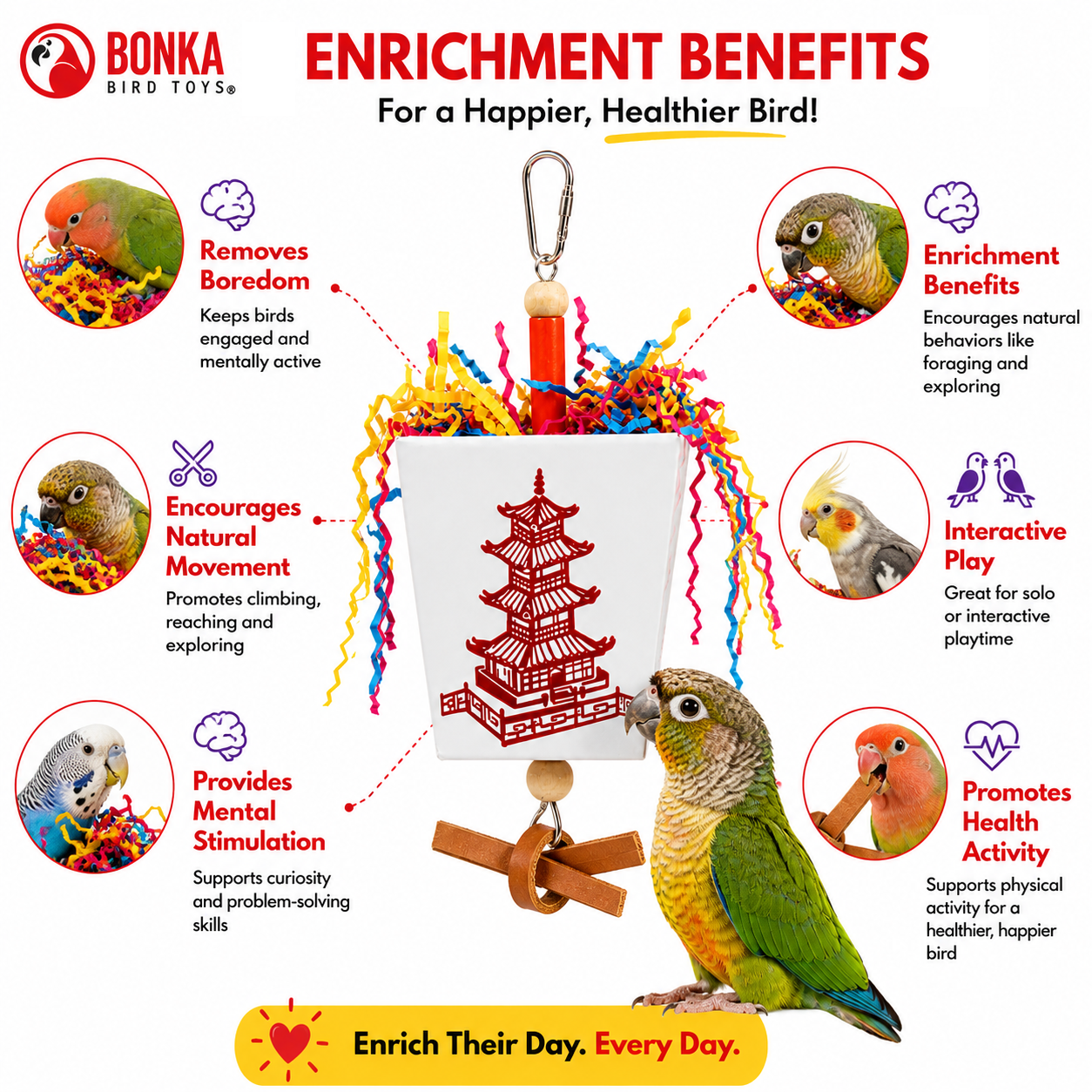 3875 Take Out - Bonka Bird Toys