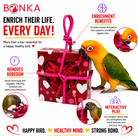 2764 Heart Box Forager - Bonka Bird Toys