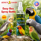 Kings Cages Rainforest Mist Feather Shine Bath Spray For 8oz - Bonka Bird Toys