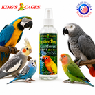Kings Cages Rainforest Mist Feather Shine Bath Spray 8oz - Bonka Bird Toys