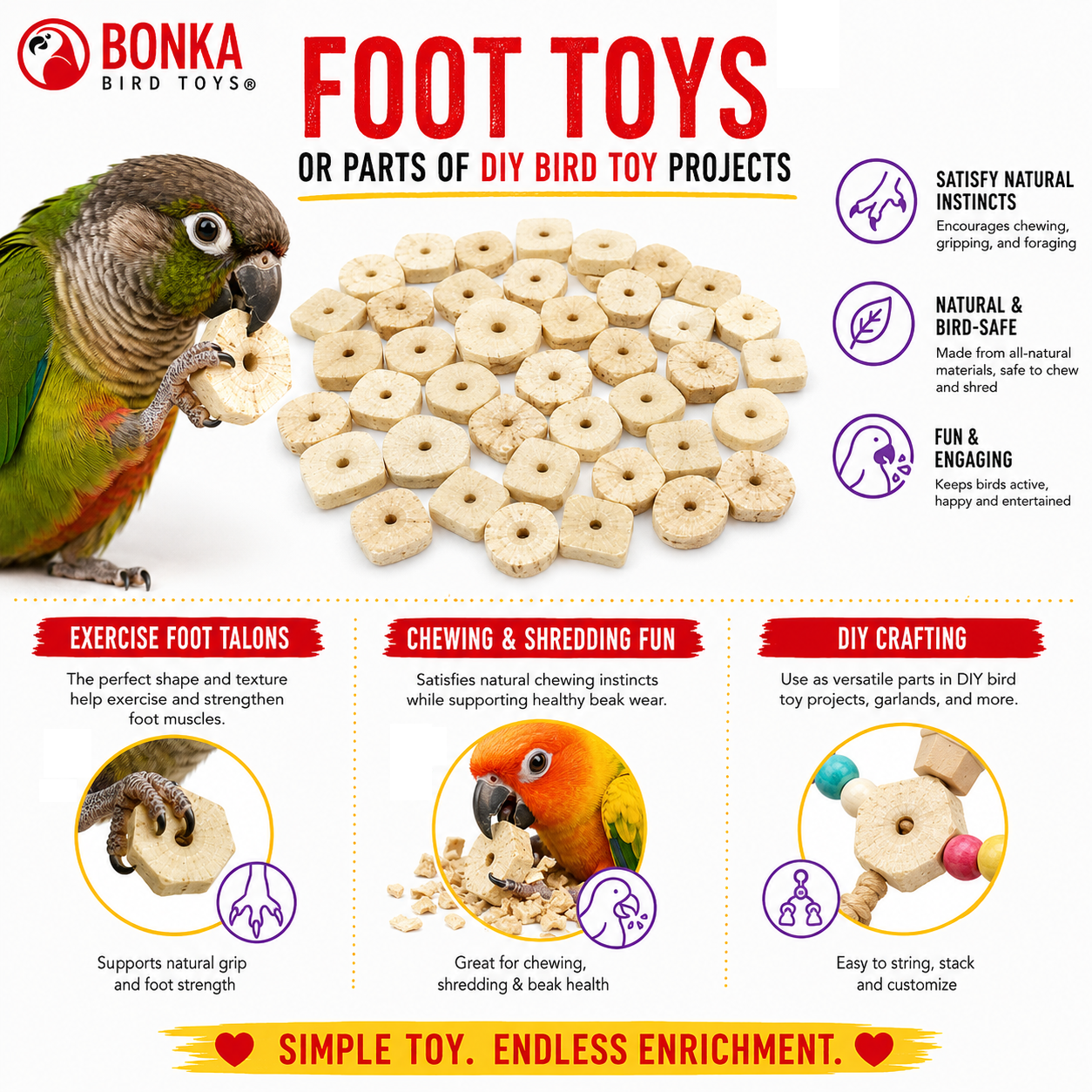 3889 Sola Squares - Bonka Bird Toys