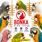 1317 Large Natural Slat Chewer - Bonka Bird Toys