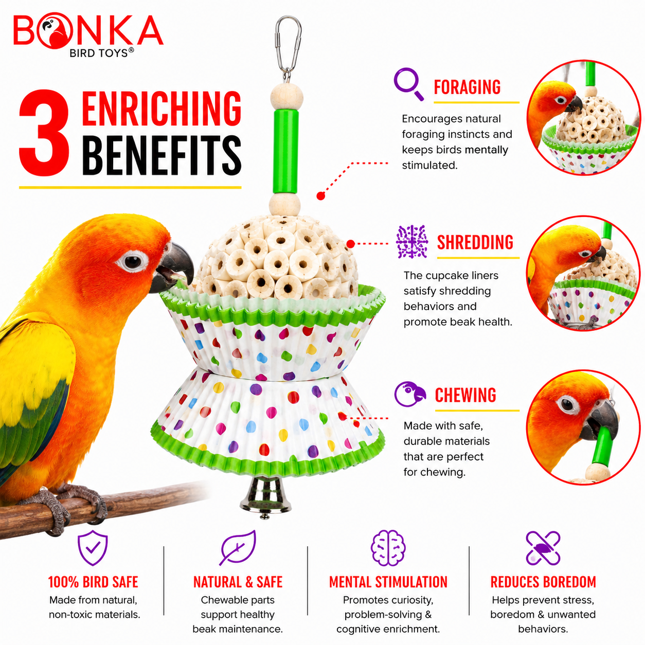 1925 Cake - Bonka Bird Toys