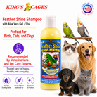 Kings Cages Feather Shine Shampoo 17oz - Bonka Bird Toys