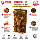 1423 Mahogany Munch Board - Bonka Bird Toys