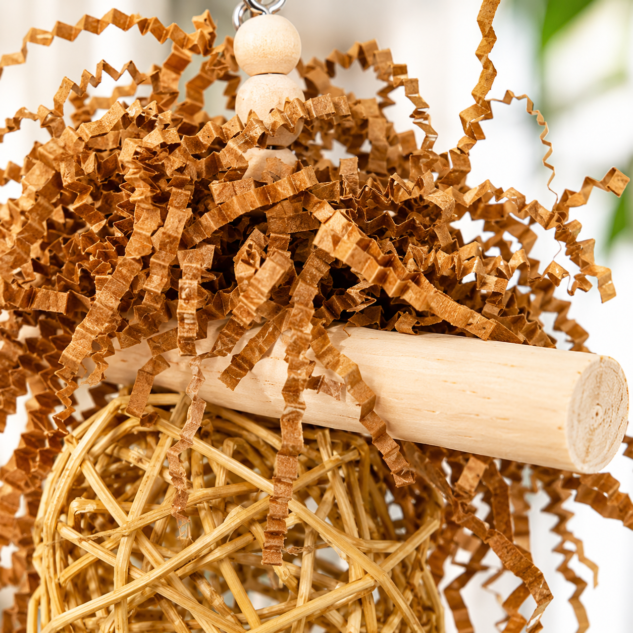 3885 Sola Heart Log - Bonka Bird Toys