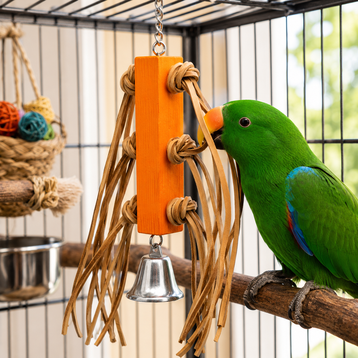 2581 Leather Tassel - Bonka Bird Toys
