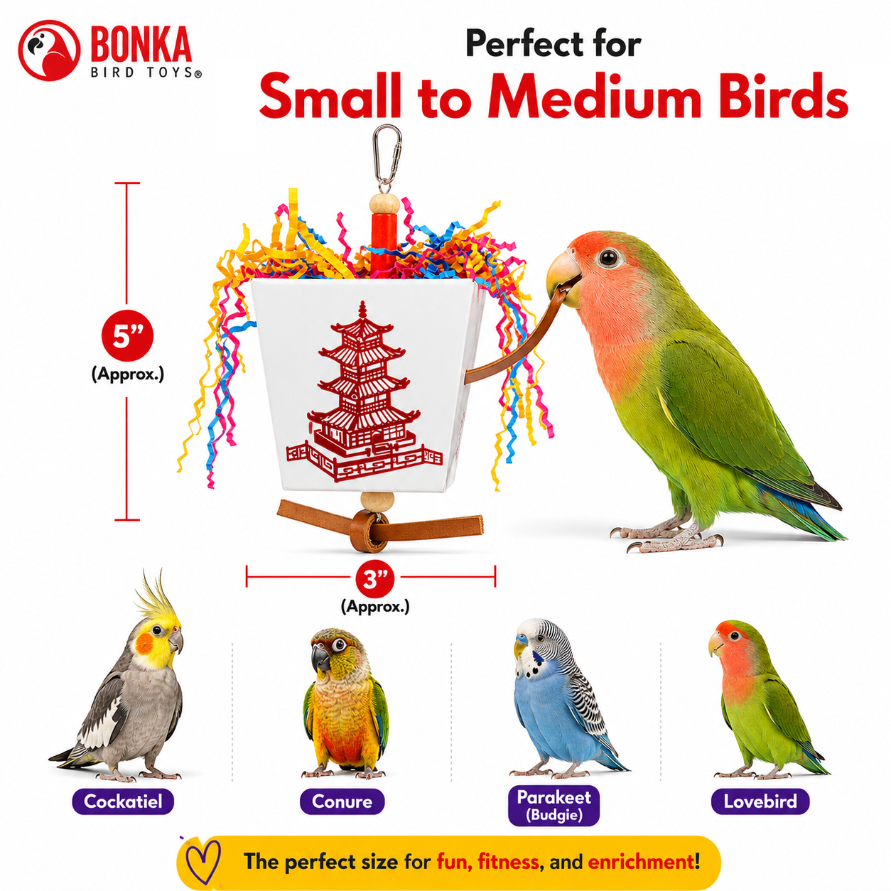 3875 Take Out - Bonka Bird Toys