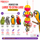 1429 Huge Triple Tuff Pot - Bonka Bird Toys