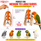 2581 Leather Tassel - Bonka Bird Toys