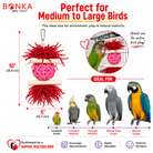 3885 Sola Heart Log - Bonka Bird Toys