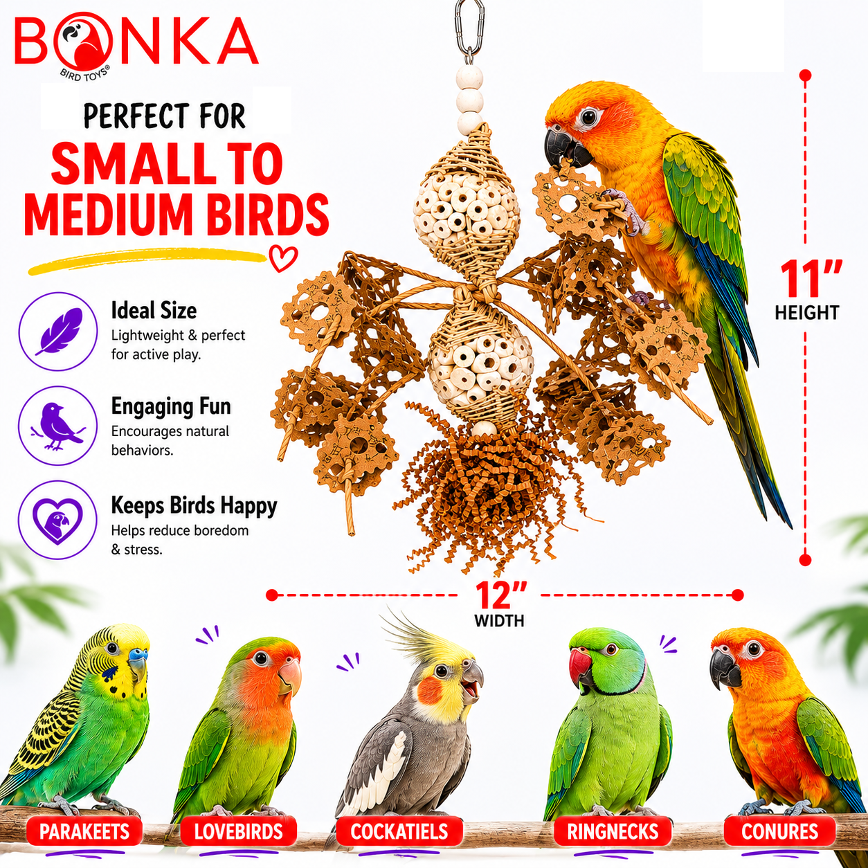 2557 Sola Spider - Bonka Bird Toys