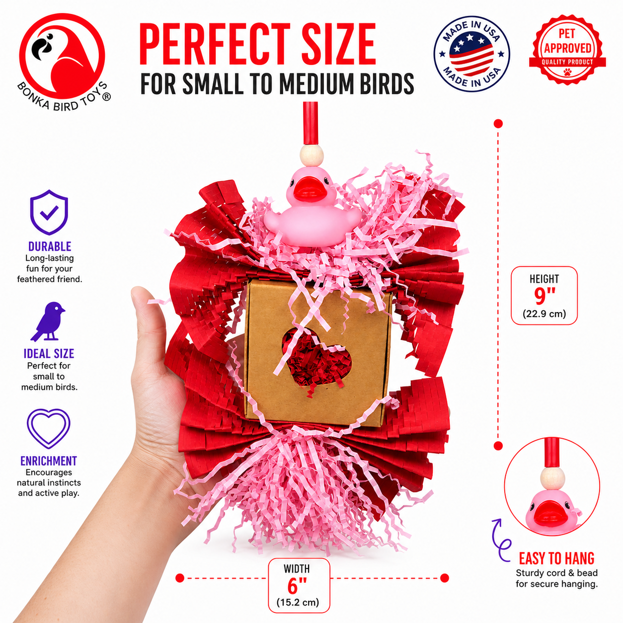 1004 Love Duck - Bonka Bird Toys