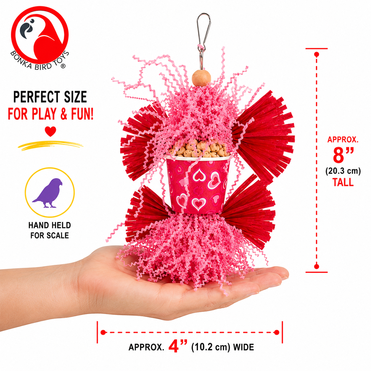 2775 Small Sola Love - Bonka Bird Toys
