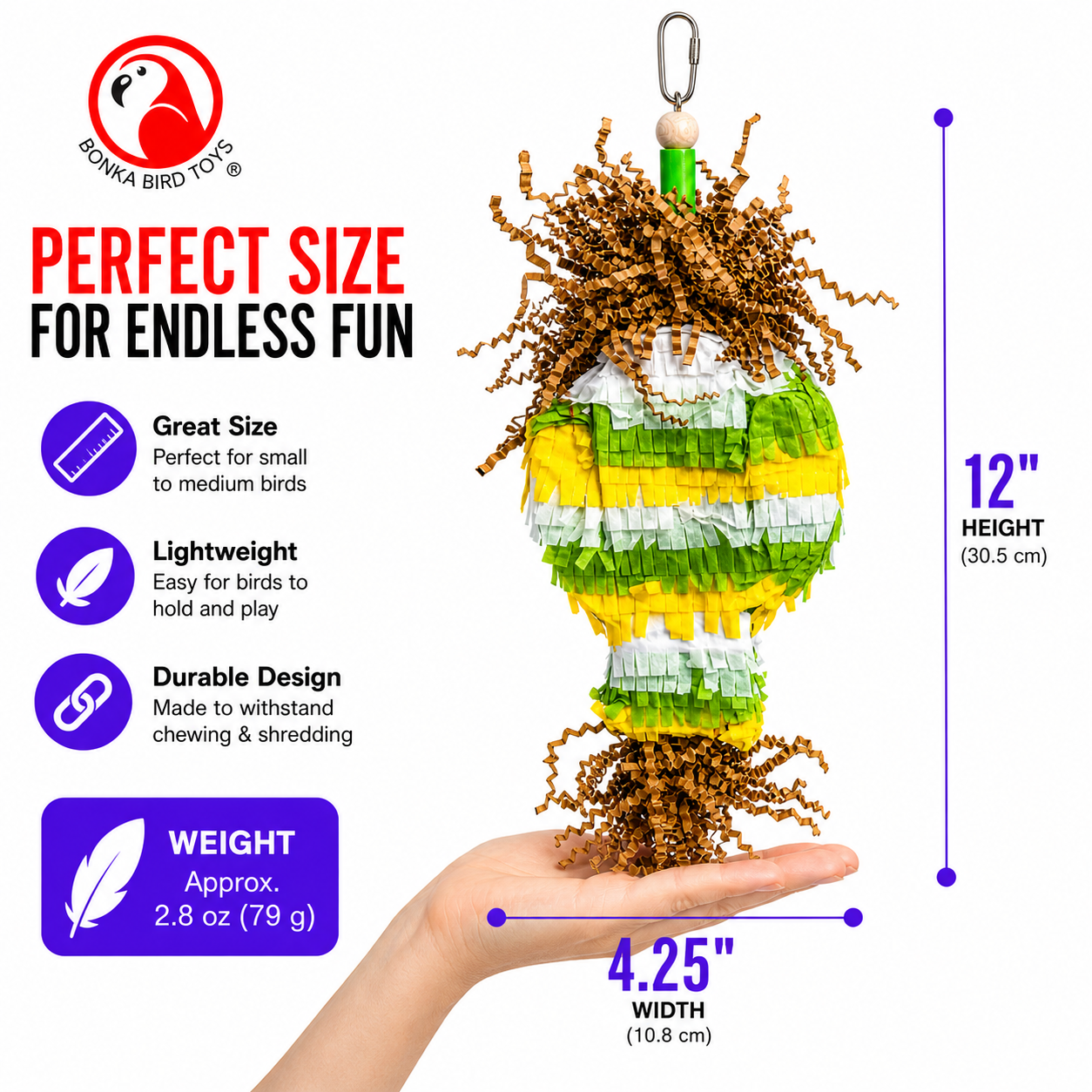3862 Cactus Piñata - Bonka Bird Toys