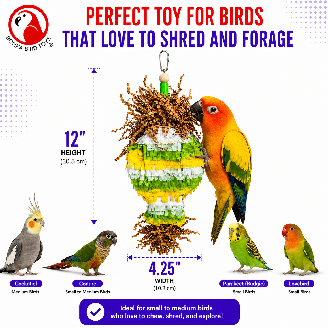 3862 Cactus Piñata - Bonka Bird Toys