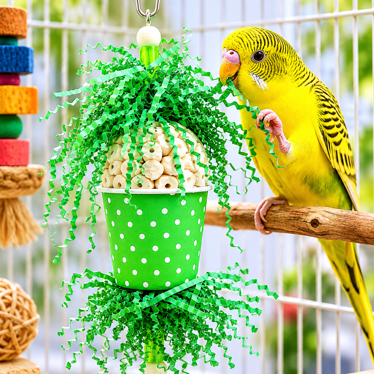 Spotty Sola Foraging Bird Toy - Bonka Bird Toys