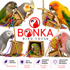 2635 Peekaboo Trio - Bonka Bird Toys