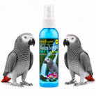 Kings Cages Blue Rainforest Mist Bath Spray for African Greys 8oz - Bonka Bird Toys
