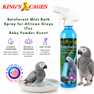 Kings Cages Rainforest Mist 17oz Bath Spray African Greys - Bonka Bird Toys