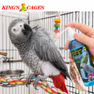 Kings Cages Blue Rainforest Mist Bath Spray for African Greys 8 oz - Bonka Bird Toys