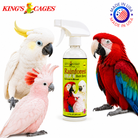 Rainforest Mist White 17oz Bath Spray Cockatoos and Macaws - Bonka Bird Toys