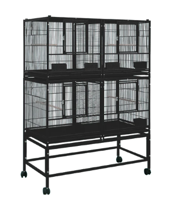 Kings Cages Superior Line SLFDD 4020 Stack Breeder Cages with Stand 40X20X53 - Bonka Bird Toys